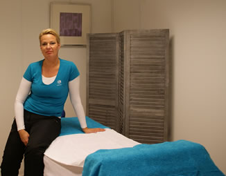 Carin, sportmasseuse en schoonheidsspecialiste